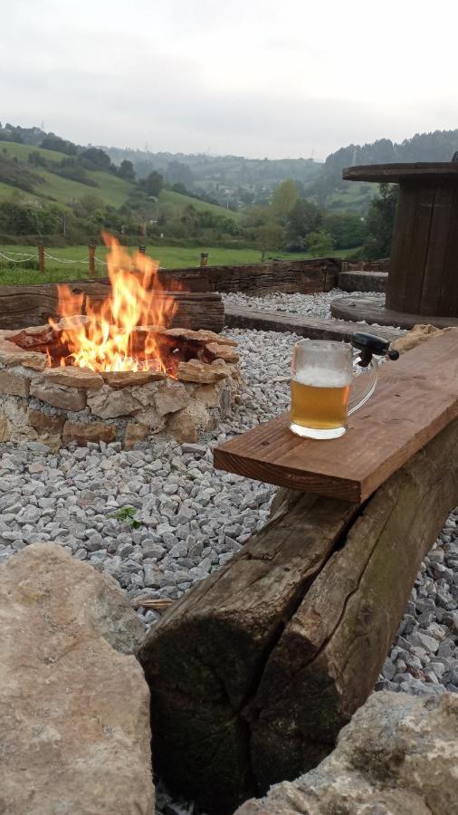 Glamping Quintana Hotell Gijón Eksteriør bilde
