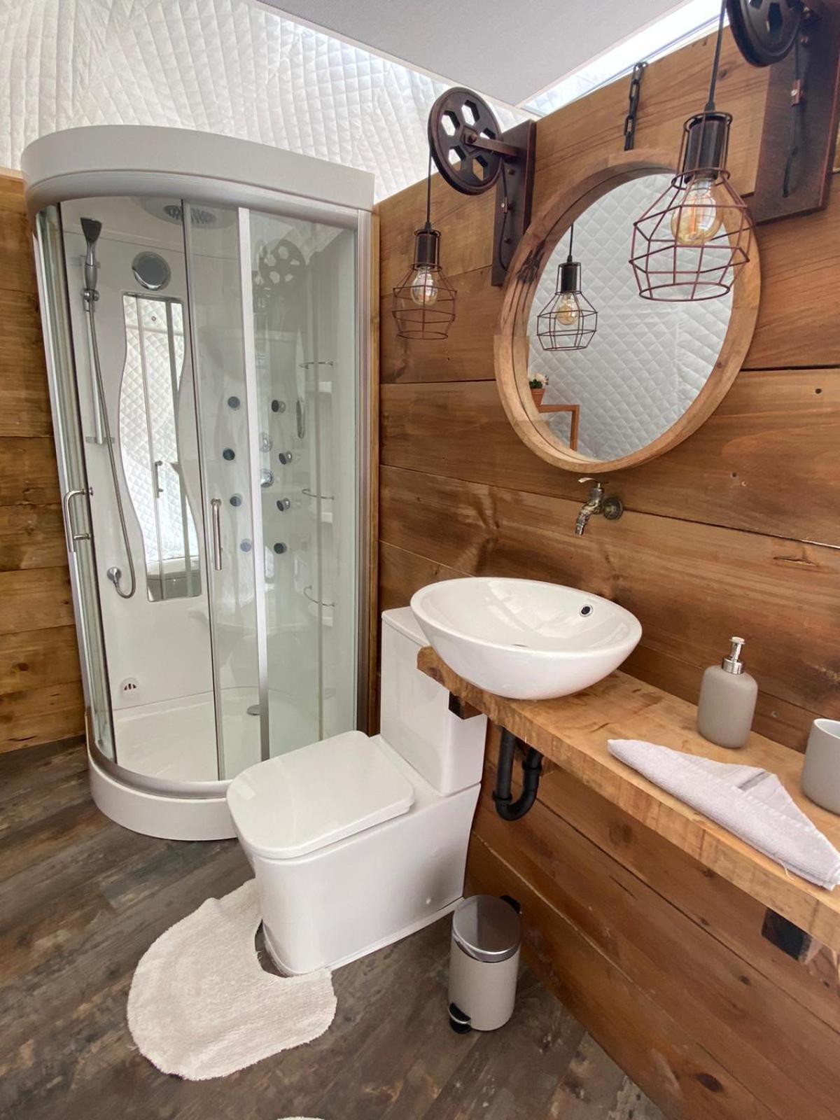Glamping Quintana Hotell Gijón Eksteriør bilde