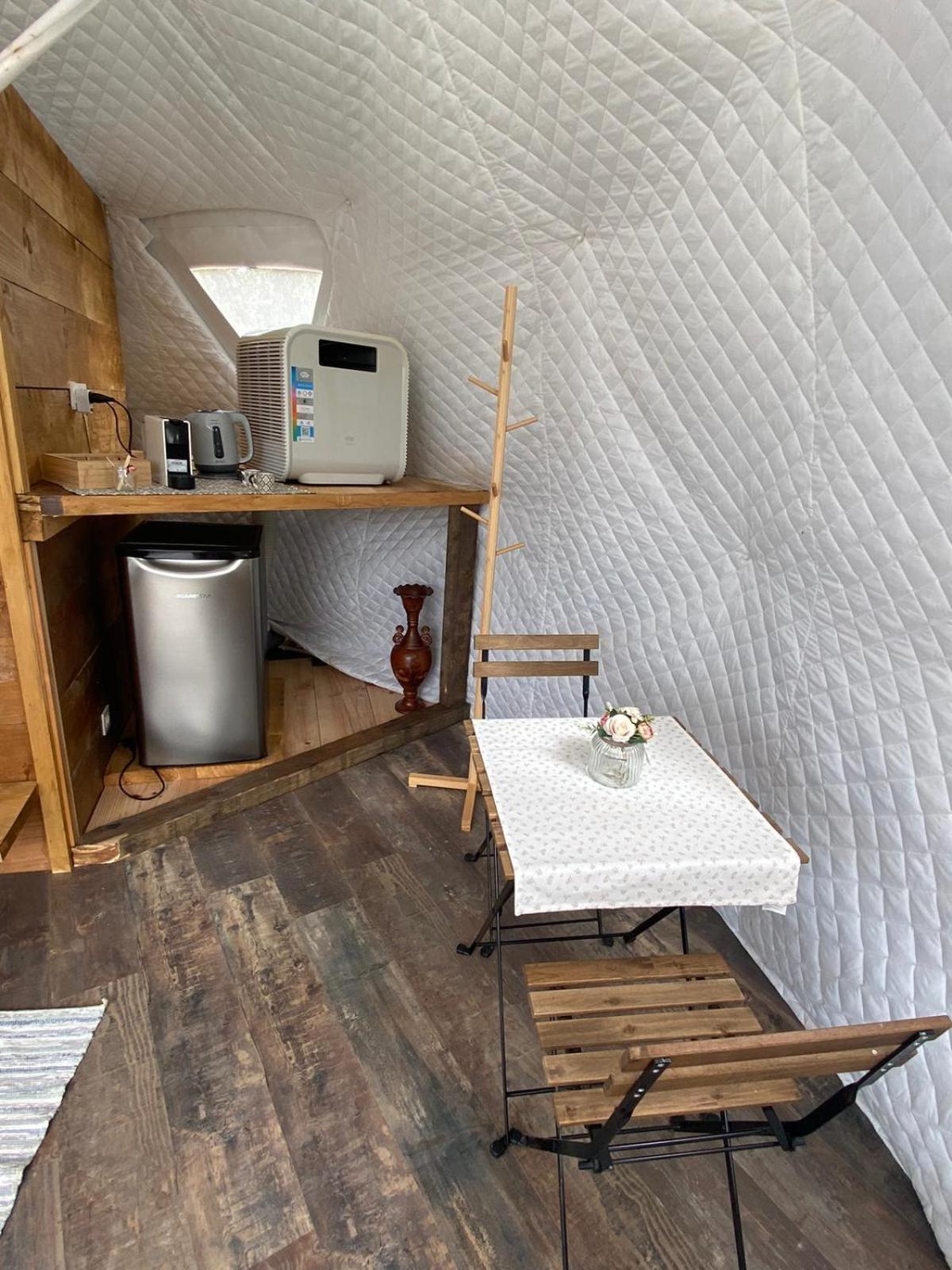 Glamping Quintana Hotell Gijón Eksteriør bilde