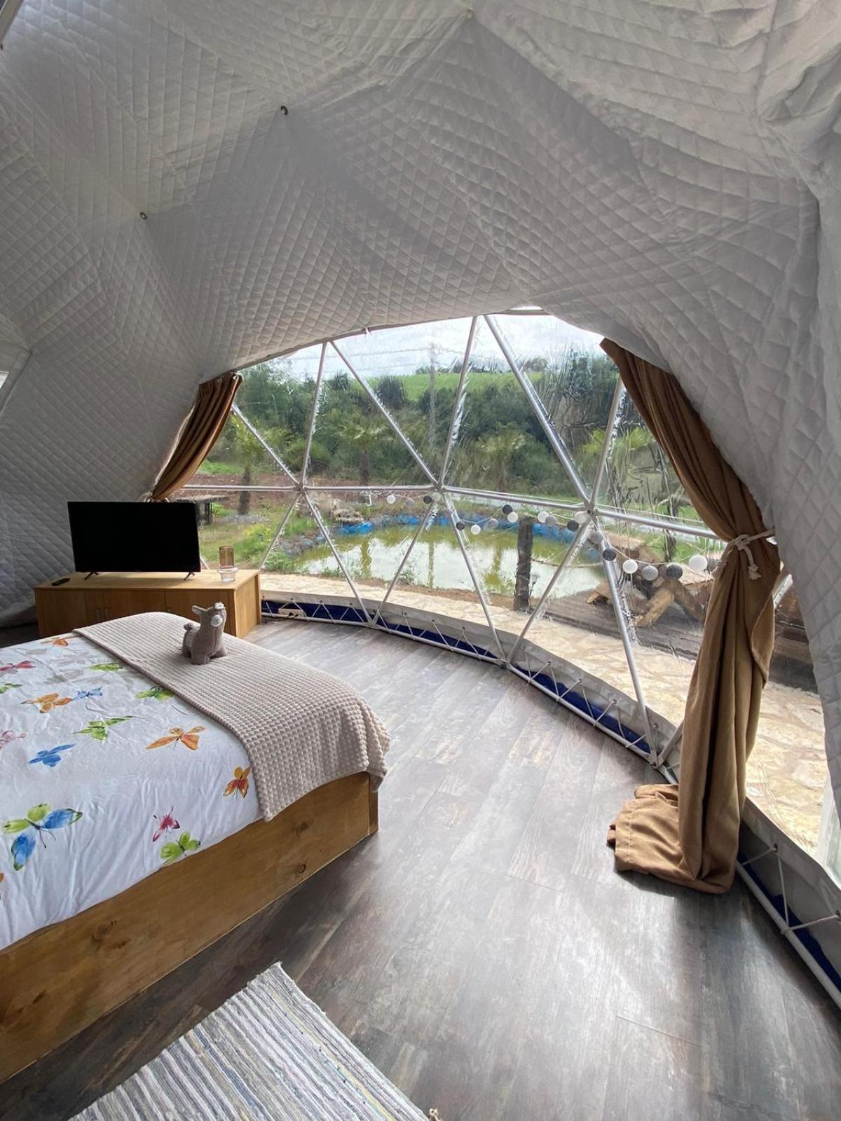 Glamping Quintana Hotell Gijón Eksteriør bilde